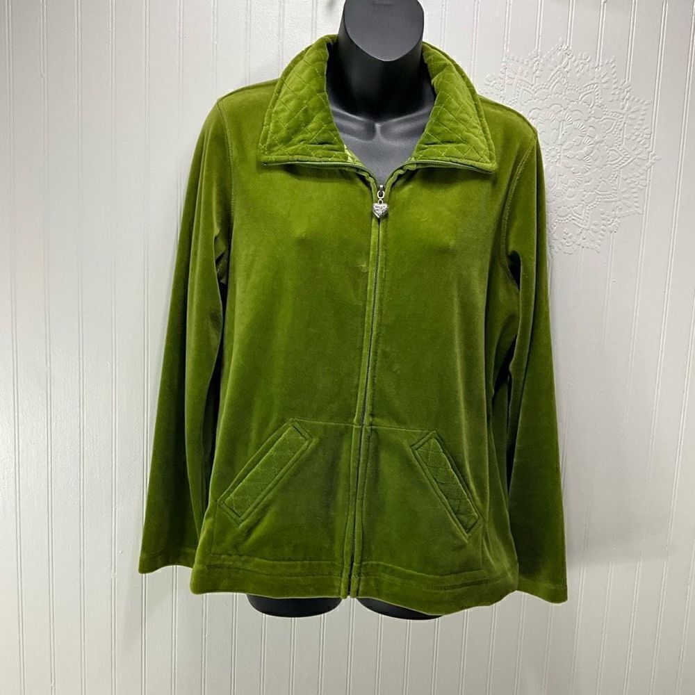 THREE HEARTS Velour Jacket
